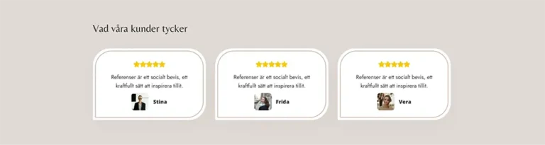 Wellness referenser